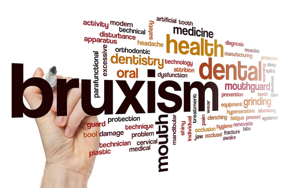 bruxism word cloud